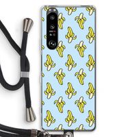 Bananas: Sony Xperia 1 III Transparant Hoesje met koord
