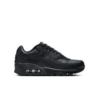 Nike Air Max 90 Leather Sneakers Kids Zwart Nike Air Max 90 Leather Sneakers Kids Zwart