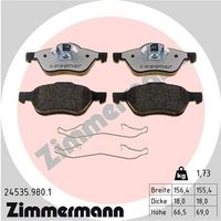 Remblokkenset, schijfrem rd:z 245359801