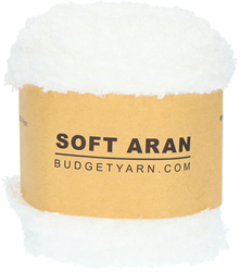 Budgetyarn Soft Aran 001 White