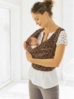 Draagdoek met luipaardprint ENVIE DE FRAISE beige Draagdoek met luipaardprint ENVIE DE FRAISE beige