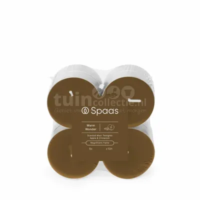 Spaas Clearlights Geurtheelichtjes Warm Wonder 8st