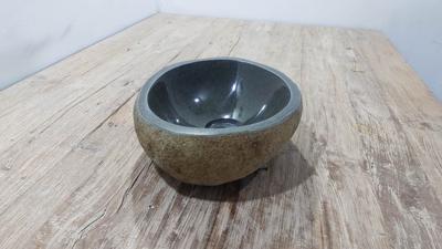Riviersteen waskom RXS250304, 29x26x12 cm