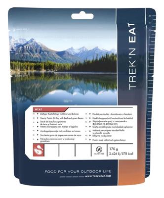 Trek&apos;n eat Hearty Stir Fry Beef & Beans Reismaaltijd Multi 170 g