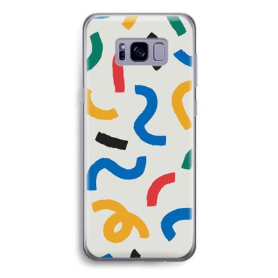 Illustratieve pop 2: Samsung Galaxy S8 Transparant Hoesje