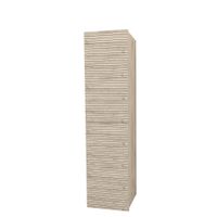 Creavit Aloni Elite Kolomkast Met Horizontaal Reliëf Licht Hout 160 cm