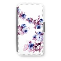 Waterverf bloemen: iPhone 8 Flip Hoesje