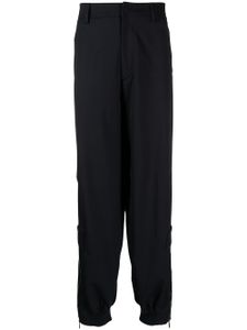 Valentino Garavani pantalon de jogging à logo brodé - Bleu