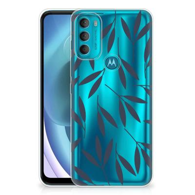 Motorola Moto G71 5G | TPU Case | Leaves Blue