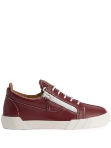 Giuseppe Zanotti baskets Frankie en cuir - Marron