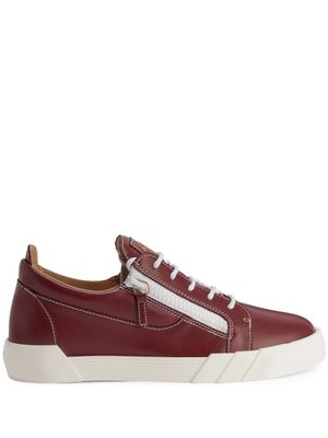 Giuseppe Zanotti baskets Frankie en cuir - Marron