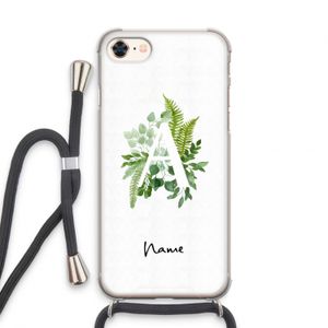 Green Brush: iPhone 8 Transparant Hoesje met koord