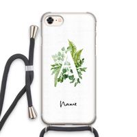 Green Brush: iPhone 8 Transparant Hoesje met koord