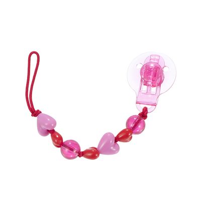 Fopspeen hartjes ketting