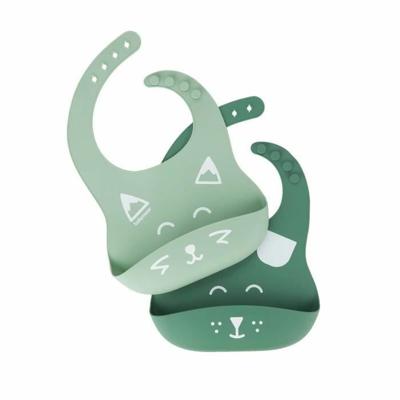 Slabbetjesset Babymoov A007608 Groen Siliconen (2 Stuks)