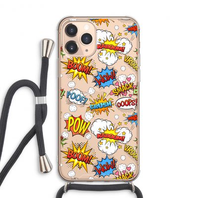 Pow Smack: iPhone 11 Pro Max Transparant Hoesje met koord