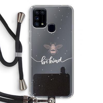 Be(e) kind: Samsung Galaxy M31 Transparant Hoesje met koord