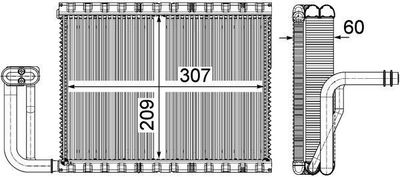 Verdamper, airconditioning AE104000P