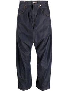 Junya Watanabe MAN jean court à coupe sarouel - Bleu