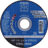 PFERD EHT 115-2,4 SG STEELOX 61340432 Doorslijpschijf recht 115 mm 25 stuk(s) RVS, Staal - thumbnail