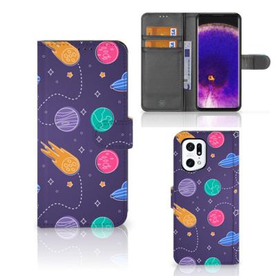 OPPO Find X5 Pro | Wallet Case | met Pasjes | Space
