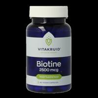 Biotine 2500 mcg voor Huid, Haar & Nagels 90 Vegetarische capsules
