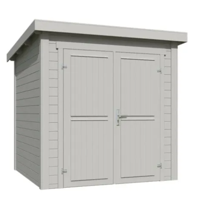 Blokhut Sara 200x200 Platinum Grey - Outdoor life