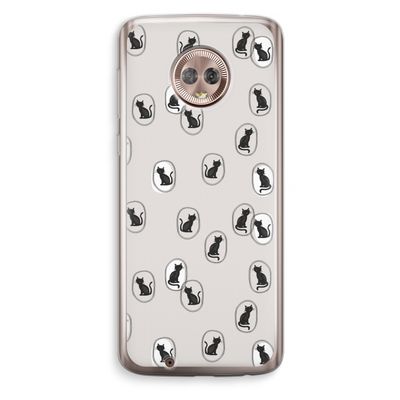 Miauw: Motorola Moto G6 Transparant Hoesje