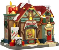 Lemax kristin&apos;s candle shop verlicht kersthuisje Caddington Village 2024