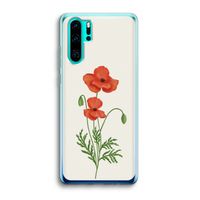 Red poppy: Huawei P30 Pro Transparant Hoesje