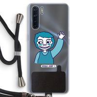 Zwaai: Oppo A91 Transparant Hoesje met koord Zwaai: Oppo A91 Transparant Hoesje met koord