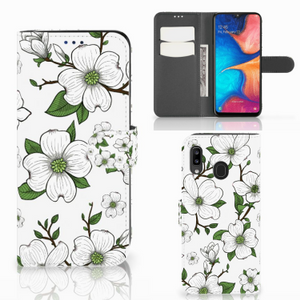 Samsung Galaxy A30 Hoesje Dogwood Flowers