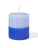HEMA Stompkaars Ø7x8 Ribbel Blauw (blauw)