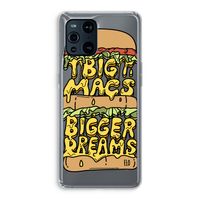 Big Macs Bigger Dreams: Oppo Find X3 Pro Transparant Hoesje
