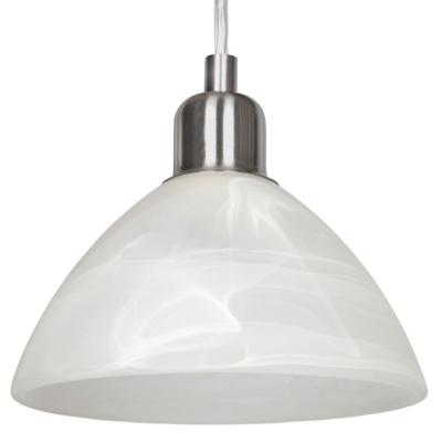 Eglo HanglampBrenda wit met RVS - 87054