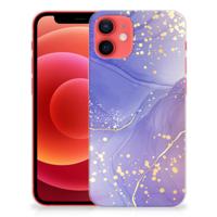 Smartphone hoesje voor iPhone 12 Mini Watercolor Paars Smartphone hoesje voor iPhone 12 Mini Watercolor Paars