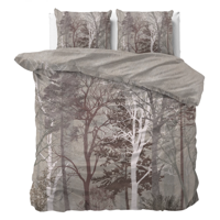 Sale: -42% | Dekbedovertrek Katoen - Indre - Lits-Jumeaux (240x220 Cm) - Groen & Meerkleurig Katoen - Natuur & Bloemen - Dreamhouse - Dekbed-Discounter.nl