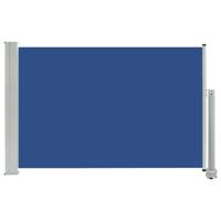 vidaXL Tuinscherm uittrekbaar 60x300 cm blauw