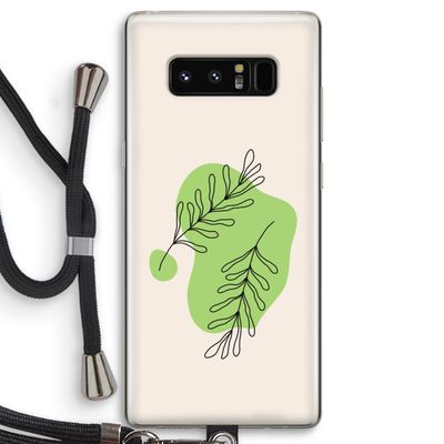 Beleaf in you: Samsung Galaxy Note 8 Transparant Hoesje met koord