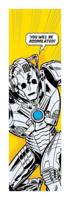Kunstdruk Doctor Who - Comic Cyberman 33x95cm