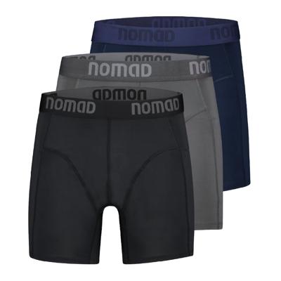 Multisport Boxer 3-Pack | Zwart, Grijs & Blauw | S