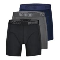 Multisport Boxer 3-Pack | Zwart, Grijs & Blauw | S