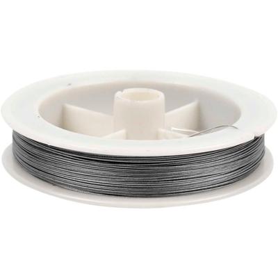 Creativ Company Sieradendraad, dikte 0,38 mm, zilver, 100 m/ 1 rol