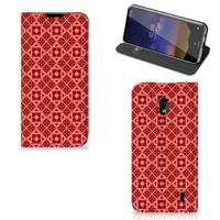 Nokia 2.2 | Hoesje met Magneet | Batik Rood