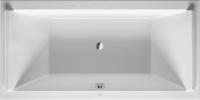 Duravit Starck inbouwbad 2-persoons 180x90x46cm glans wit acryl