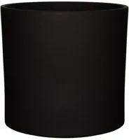 Mica Decorations bloempot Era rond 32.5x31cm donkergrijs mat