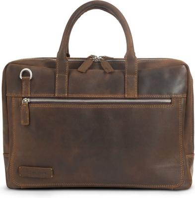 Plevier Coventry Laptoptas 16 inch bruin