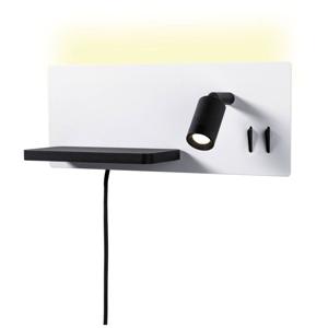 Paulmann Serrra 71103 Wandlamp 5.5 W LED Wit (mat), Zwart (mat)