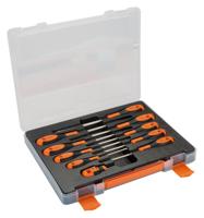Bahco Schroevendraaierset | rubber greep | gleuf | Phillips | Robertson - 10-delig - 605-10-PC-AU