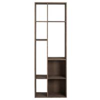 Leen Bakker - Kast Kenzi - Walnoot - 177x59x38 Cm - MDF - Bruin